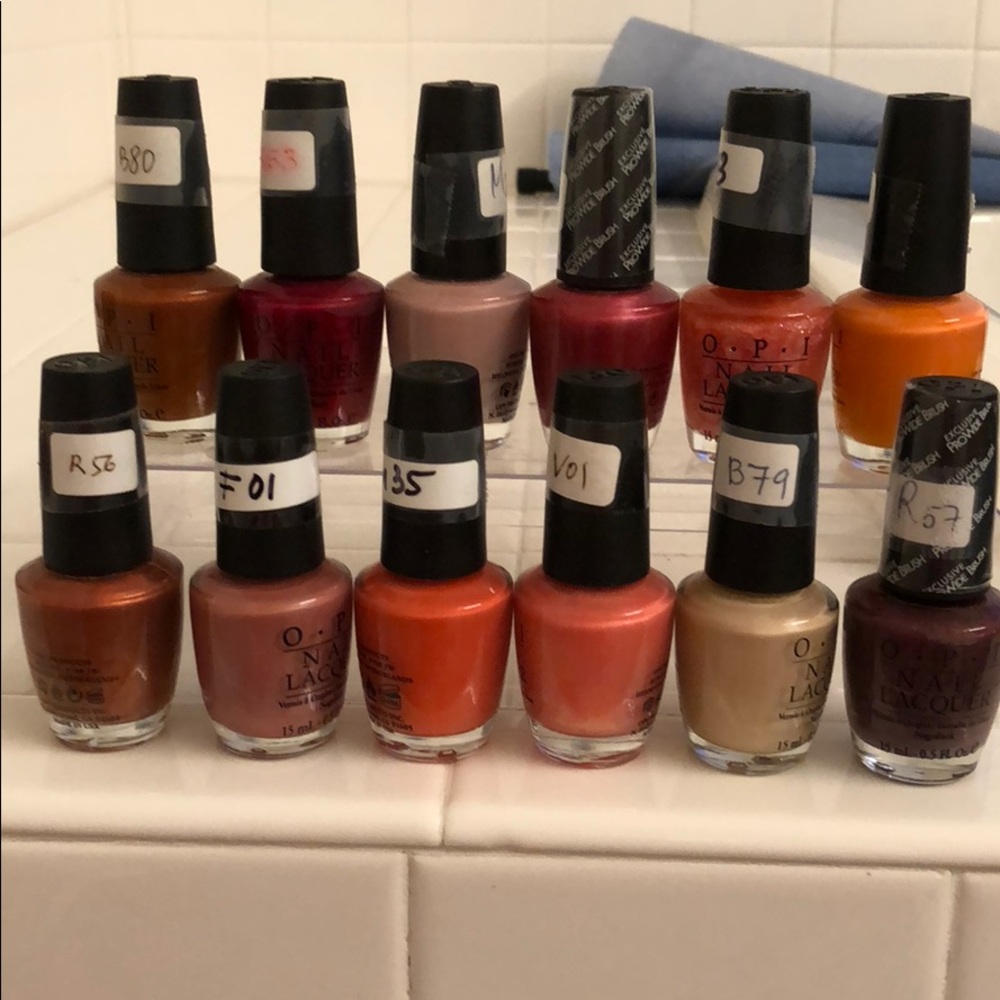 OPI nail colors